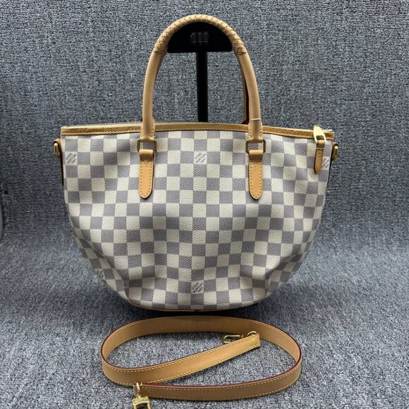 Louis Vuitton Riviera Damier Azur Canvas Satchel 650-041325 - Picture 2 of 16